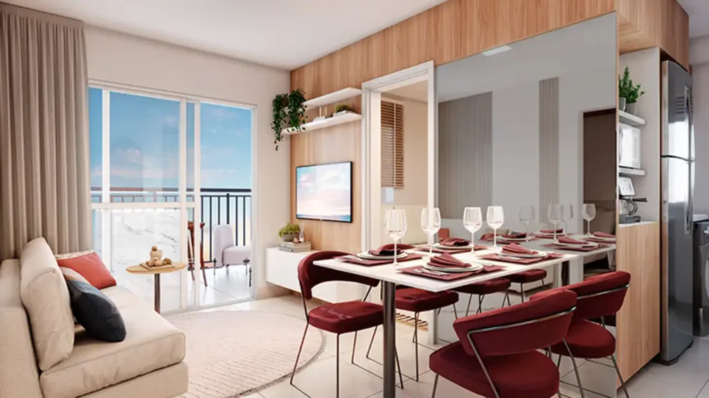 Sphera Panamby Club (Plano&Plano SP): Living — 2-3 quartos em Panamby, São Paulo