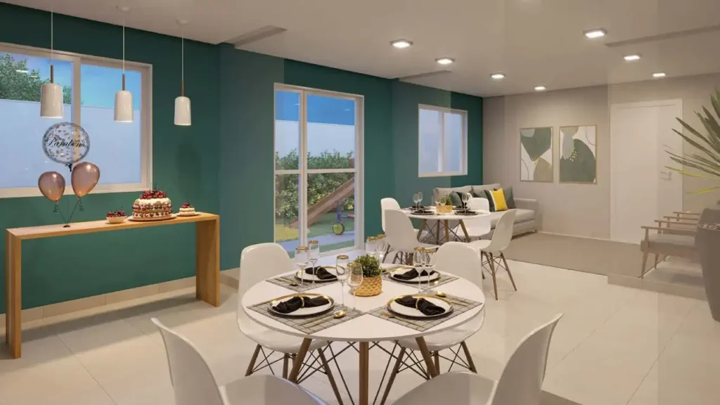 Plano&Vila Cambuci Buriti Cambuci, São Paulo — Salão de Festas, apartamento 1 quartos 26-27m²