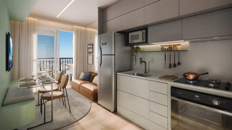 Cozinha Vila Boulevard Mooca - Fase 1 Mooca — 1-2 quartos 25-48m², Plano&Plano SP