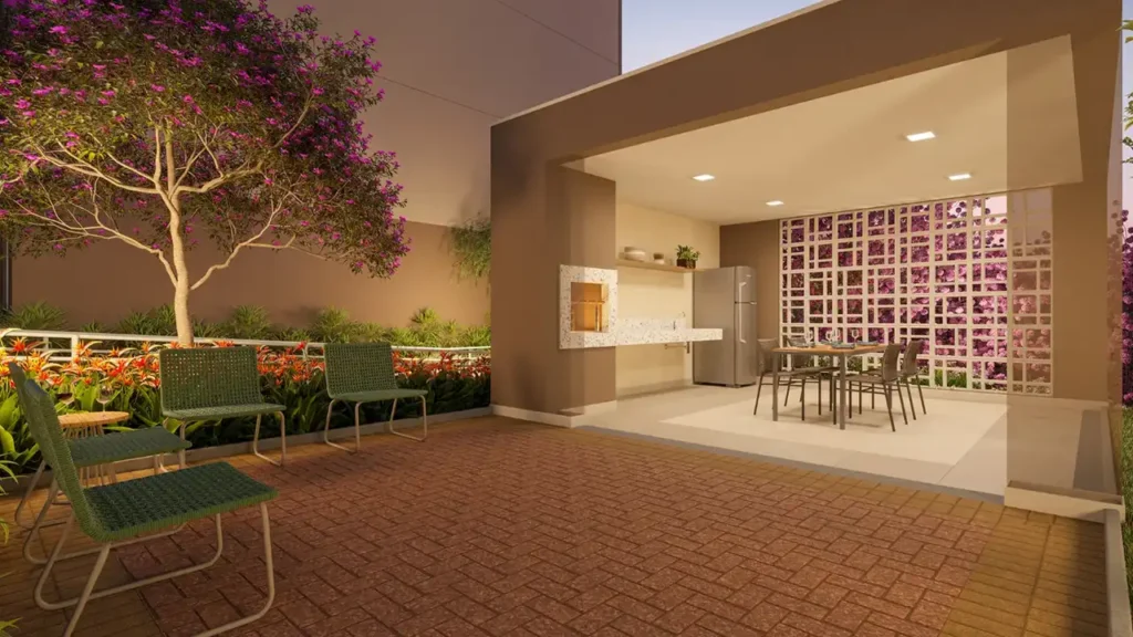 Em construção Vila Andrade: Churrasqueira Plano&Alto Morumbi Benois, 1-2 quartos 26-34m²