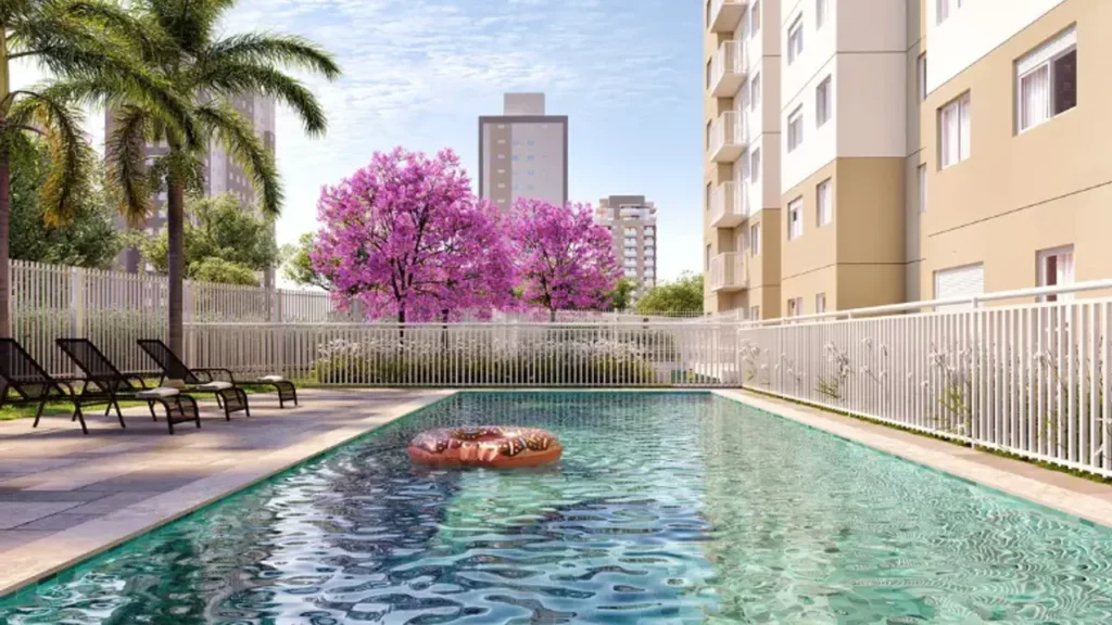 Piscina Alto Cantareira — apartamento 2 quartos, Em construção em Jardim Pirituba