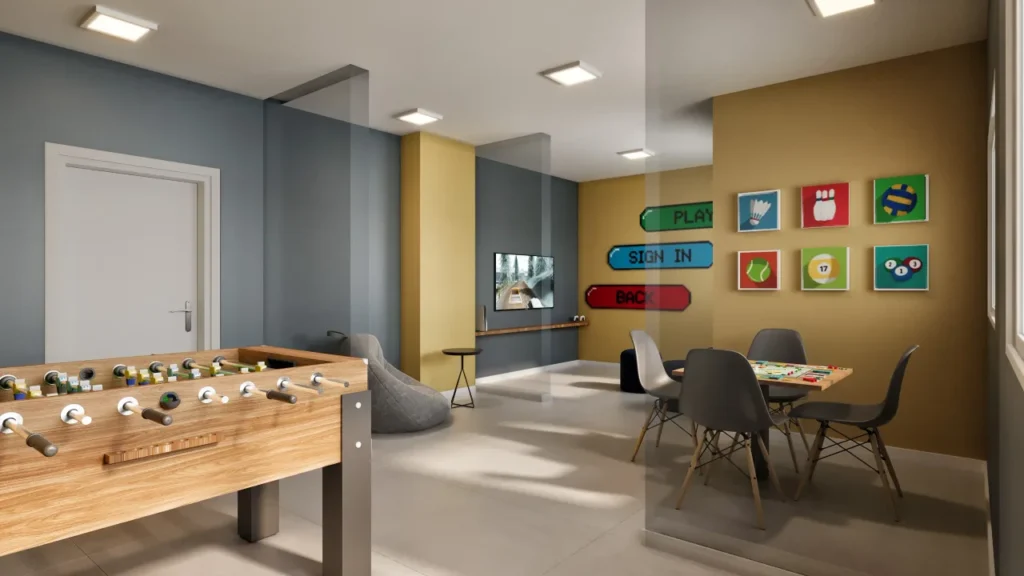 Itaquera - Ipê Colônia (Zona Leste), São Paulo — Jogos, apartamento 2 quartos 32-34m²