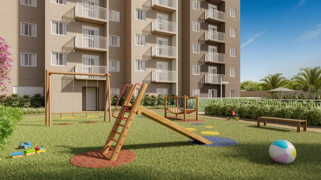 Playground — Mundo Park - Alvorada (Plano&Plano), 1-2 quartos em Vila Emir