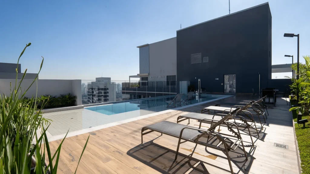 Oriz - residencial e NR (RUNNI) Brooklin Paulista, São Paulo — Piscina, apartamento  28-44m²