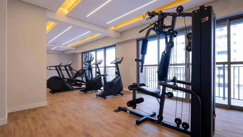 Pronto novo Brooklin Paulista: Fitness Oriz - residencial e NR (RUNNI),  28-44m²