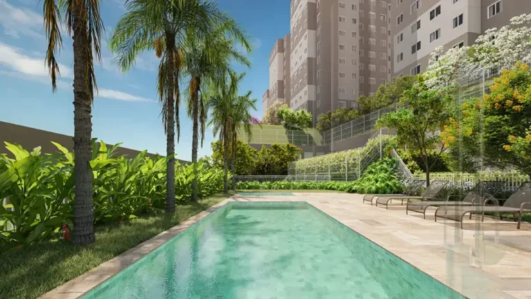 Piscina Parque do Carmo - Figueira — apartamento 2 quartos, Em construção em Jardim Helian
