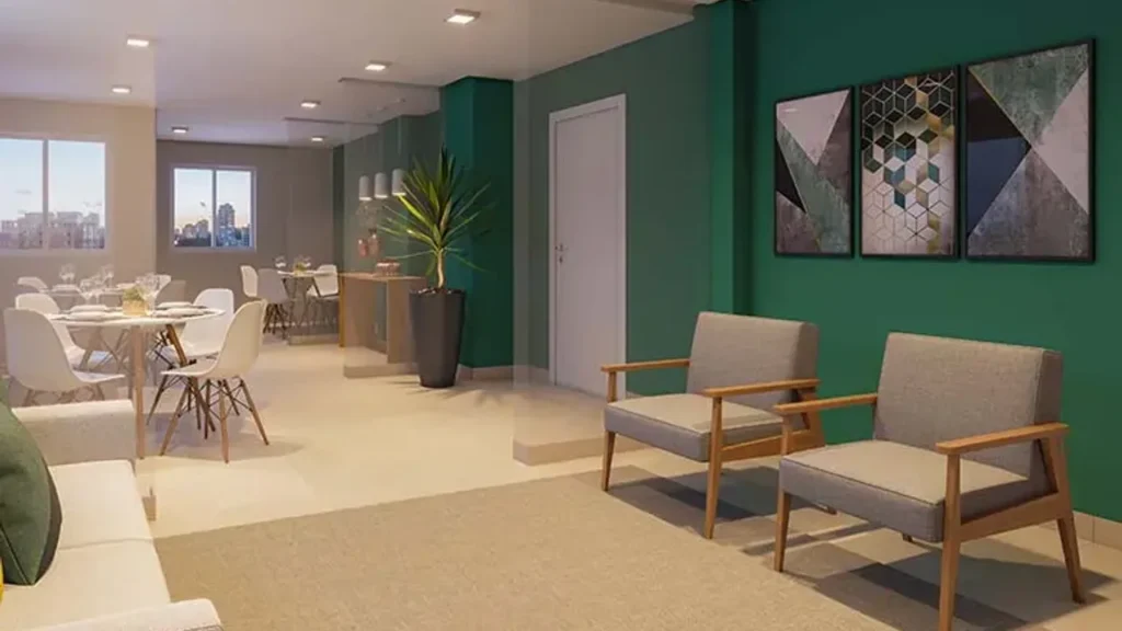 Vista Cantareira Jardim Pirituba, São Paulo — Salão de festas, apartamento 2 quartos 34m²