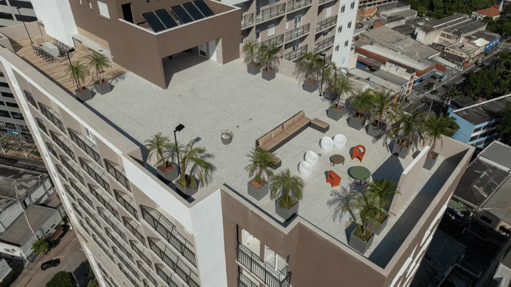 Fachada Viz (RUNNI) — apartamento 1 quartos, Pronto novo em Santo Amaro